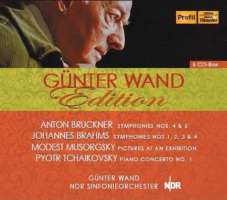 Bruckner: Symphonies 4 & 5, Brahms: Symphonies 1, 2, 3 & 4, Musorgsky: Pictures at an Exhibition, Tchaikovsky Piano Concerto No. 1